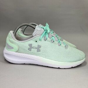 Under Armour Charged Pursuit 2 Running Shoes Womens Size 8.5 Mint Green Athletic